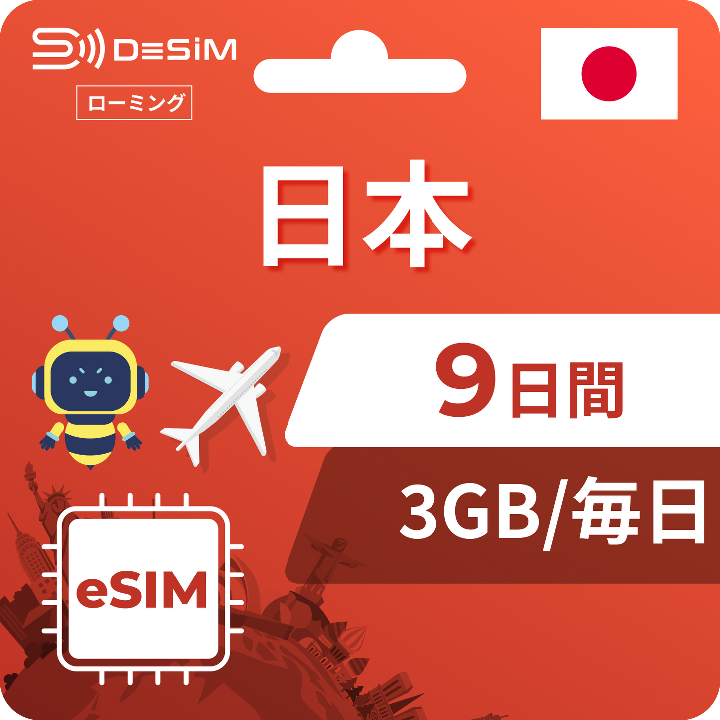 Japan eSIM 9 days