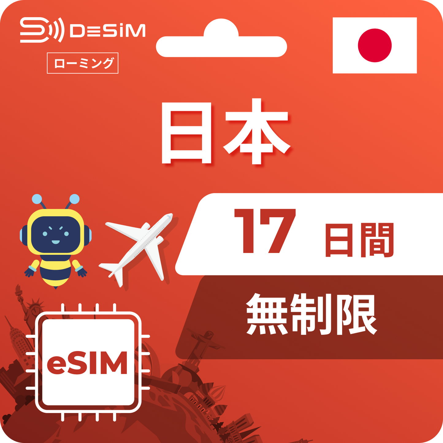 Japan eSIM 17 days