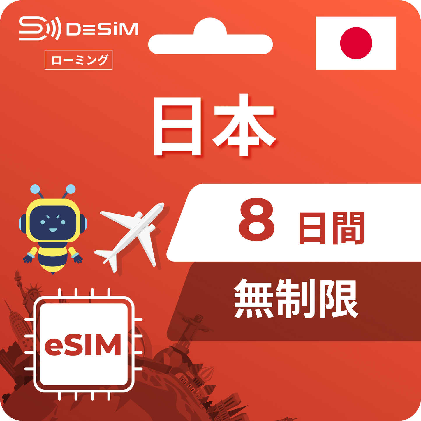 Japan eSIM 8 days