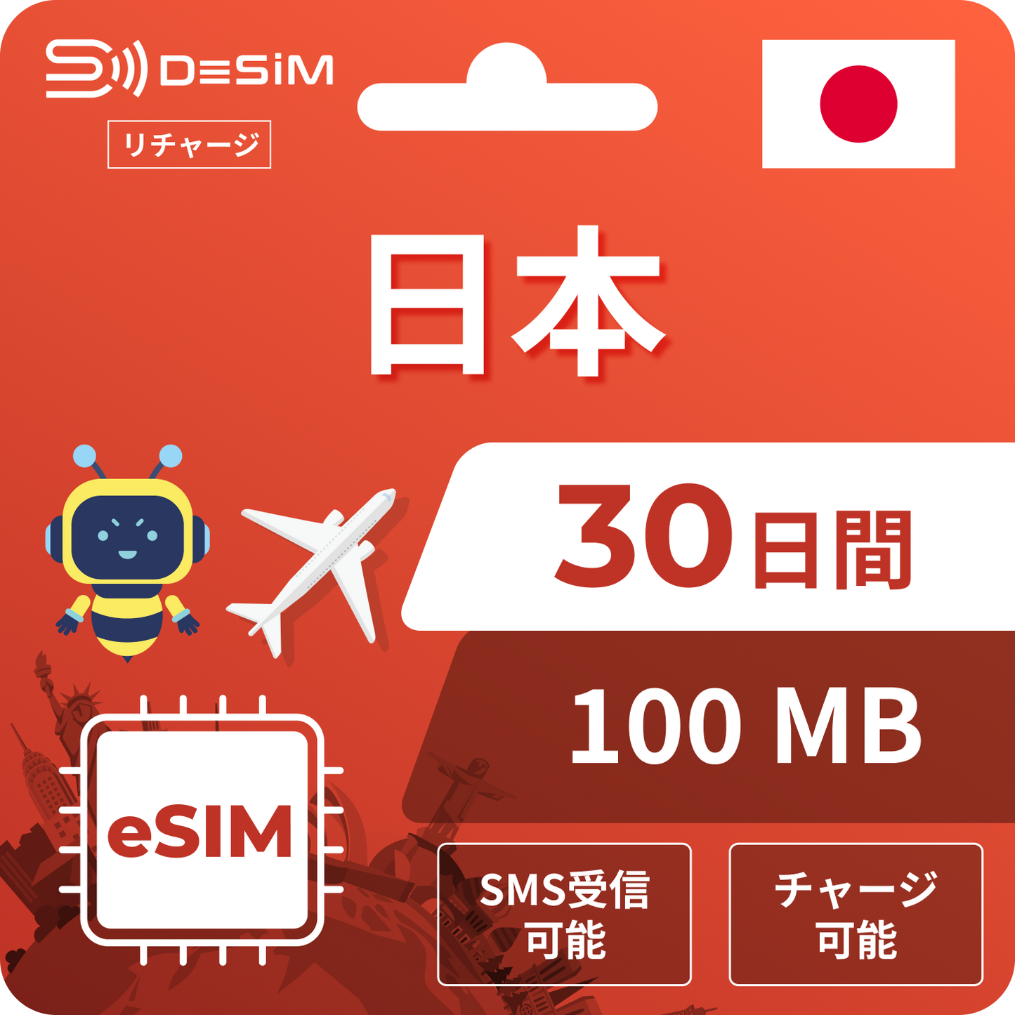 Docomo stable line | 30-day recharge eSIM